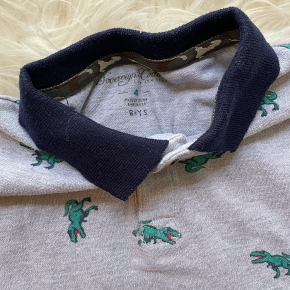 Boys Sovereign Code T-Rex Polo 4 - Picture 2 of 3